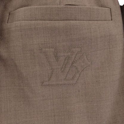 Louis Vuitton Size 48 Beige Wool Drawstring Ring Pants Men's 505663