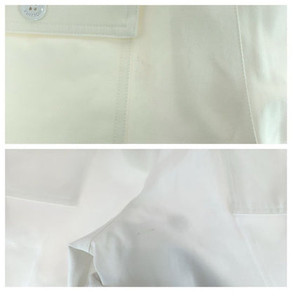 Louis Vuitton Signature Size 46 White Cotton Rm252mv QYV Htp30w Other Bottoms