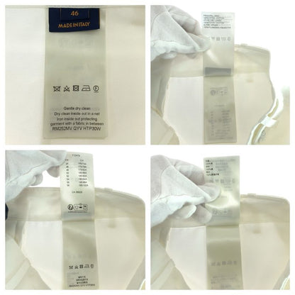 Louis Vuitton Signature Size 46 White Cotton Rm252mv QYV Htp30w Other Bottoms