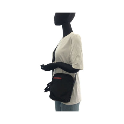 Prada Sports Prada Sports Tessuto Black Silver Hardware Nylon Shoulder Bag