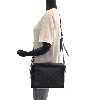 Louis Vuitton Monogram Eclipse Soft Trunk Black Hardware PVC M44730 Chain