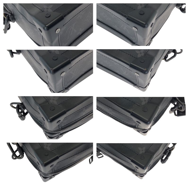 Louis Vuitton Monogram Eclipse Soft Trunk Black Hardware PVC M44730 Chain