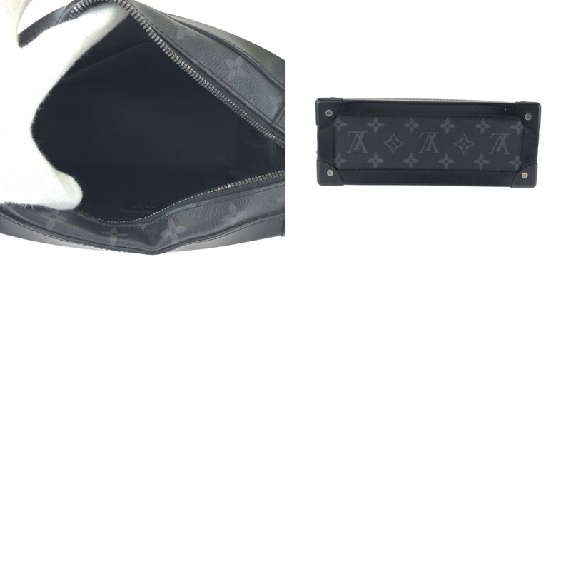 Louis Vuitton Monogram Eclipse Soft Trunk Black Hardware PVC M44730 Chain