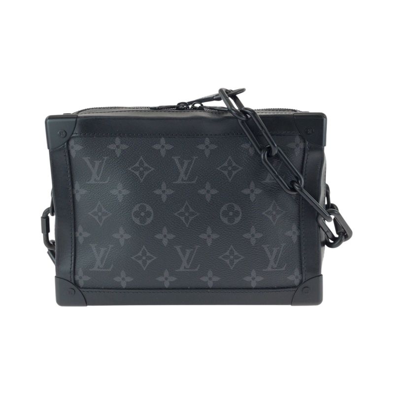 Louis Vuitton Monogram Eclipse Soft Trunk Black Hardware PVC M44730 Chain