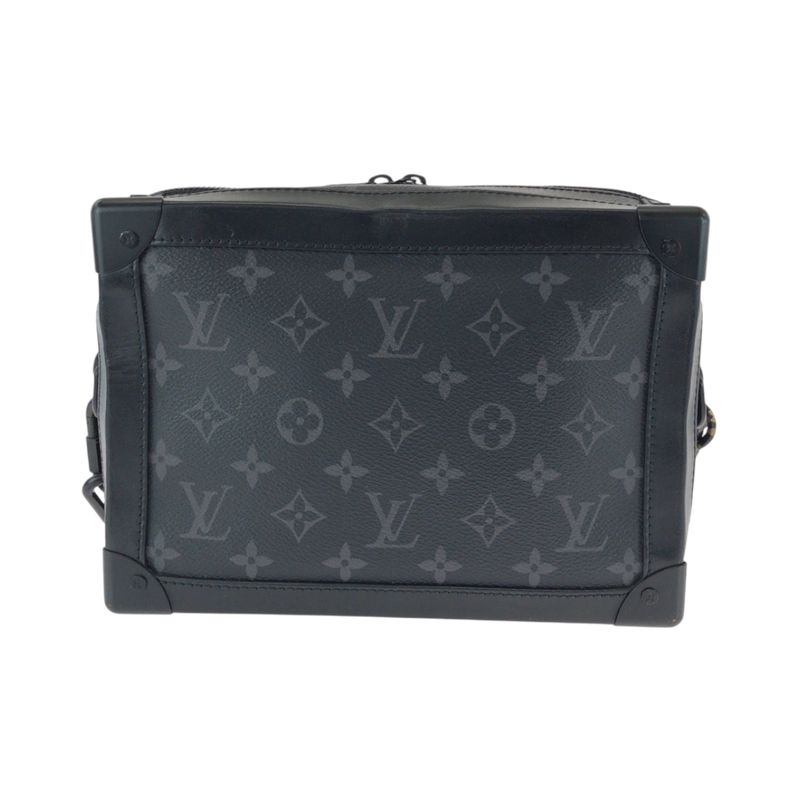 Louis Vuitton Monogram Eclipse Soft Trunk Black Hardware PVC M44730 Chain
