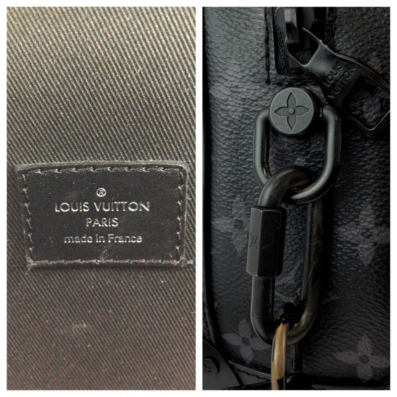 Louis Vuitton Monogram Eclipse Soft Trunk Black Hardware PVC M44730 Chain
