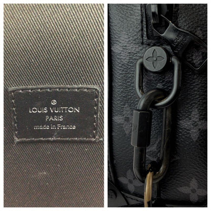 Louis Vuitton Monogram Eclipse Soft Trunk Black Hardware PVC M44730 Chain