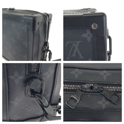 Louis Vuitton Monogram Eclipse Soft Trunk Black Hardware PVC M44730 Chain