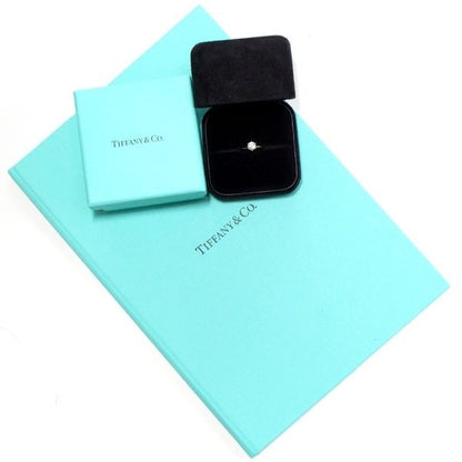 Tiffany & Co Solitaire 053ct Diamond Ring I-vs1-3ex Pt950