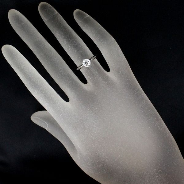 Tiffany & Co Solitaire 053ct Diamond Ring I-vs1-3ex Pt950