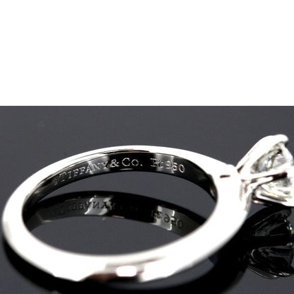 Tiffany & Co Solitaire 053ct Diamond Ring I-vs1-3ex Pt950