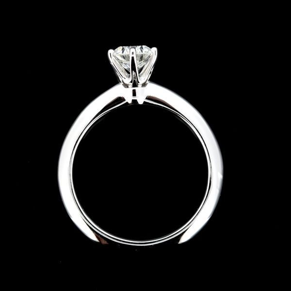 Tiffany & Co Solitaire 053ct Diamond Ring I-vs1-3ex Pt950