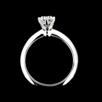 Tiffany & Co Solitaire 053ct Diamond Ring I-vs1-3ex Pt950
