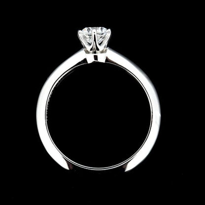 Tiffany & Co Solitaire 052ct Diamond Ring E-vs1 Pt950