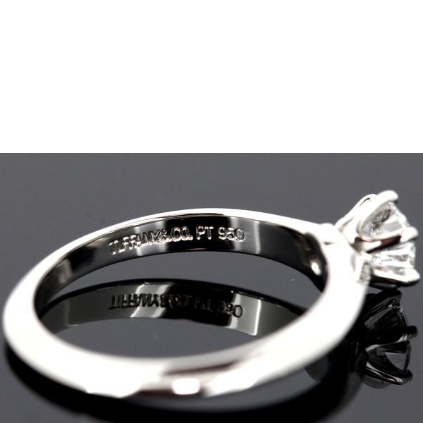 Tiffany & Co Solitaire 052ct Diamond Ring E-vs1 Pt950
