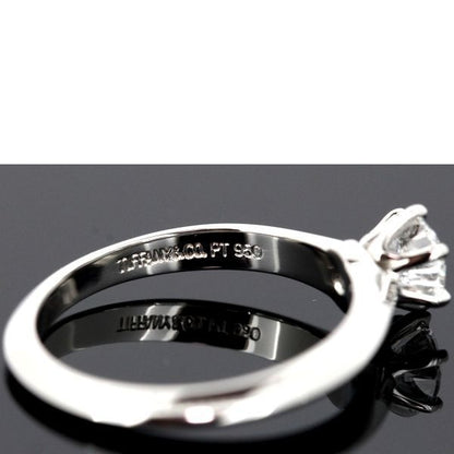 Tiffany & Co Solitaire 052ct Diamond Ring E-vs1 Pt950