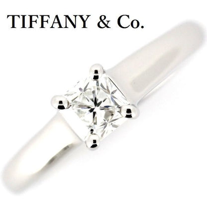 Tiffany & Co Lucida 047ct F-vs2-ex Diamond Ring Pt950