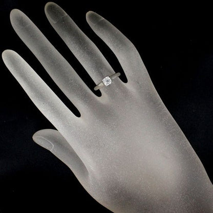 Tiffany & Co Lucida 047ct F-vs2-ex Diamond Ring Pt950
