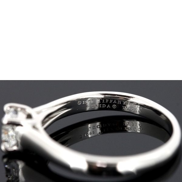 Tiffany & Co Lucida 047ct F-vs2-ex Diamond Ring Pt950