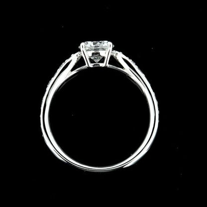 Tiffany & Co Harmony 064ct F-vs1-3ex Diamond Ring Pt950