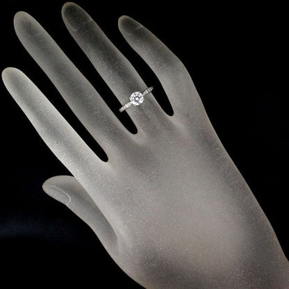 Tiffany & Co Harmony 064ct F-vs1-3ex Diamond Ring Pt950