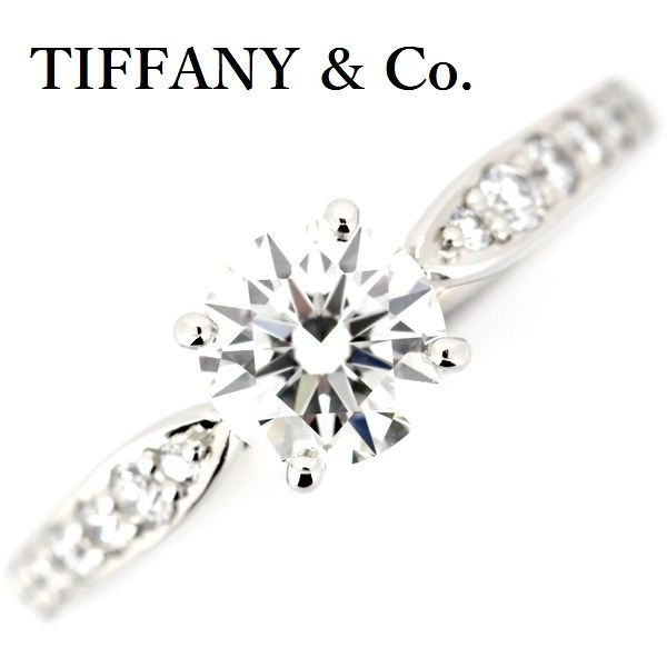 Tiffany & Co Harmony 064ct F-vs1-3ex Diamond Ring Pt950