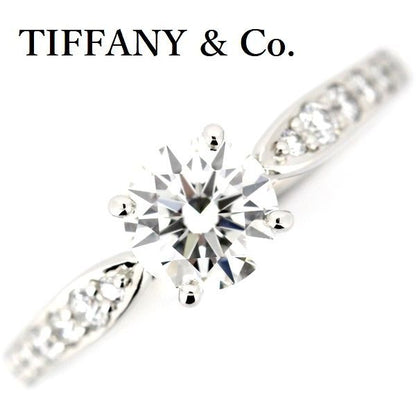 Tiffany & Co Harmony 064ct F-vs1-3ex Diamond Ring Pt950