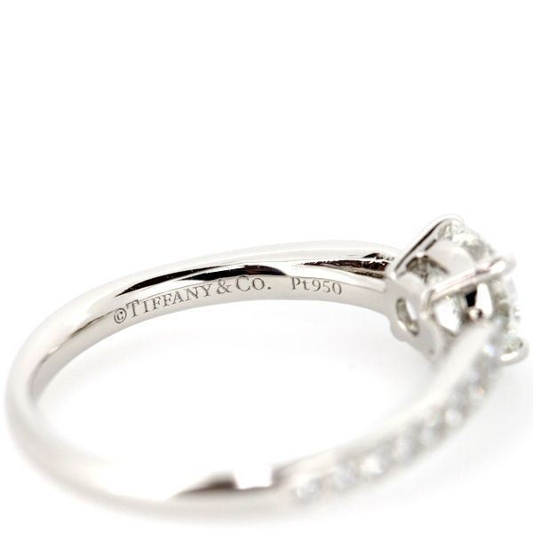 Tiffany & Co Harmony 064ct F-vs1-3ex Diamond Ring Pt950