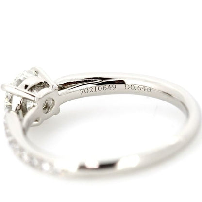 Tiffany & Co Harmony 064ct F-vs1-3ex Diamond Ring Pt950