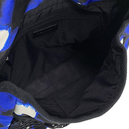 Chanel Backpack Sac Airline Blue×black×white