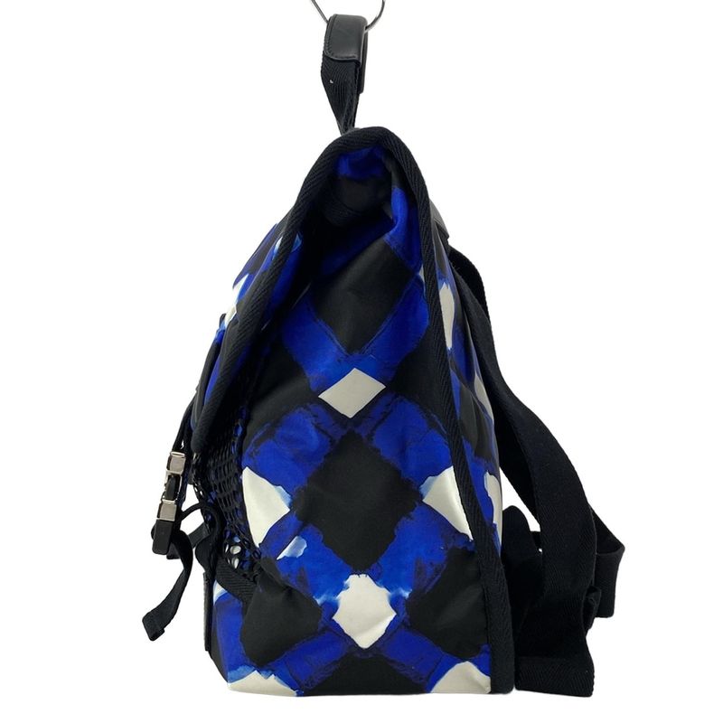 Chanel Backpack Sac Airline Blue×black×white