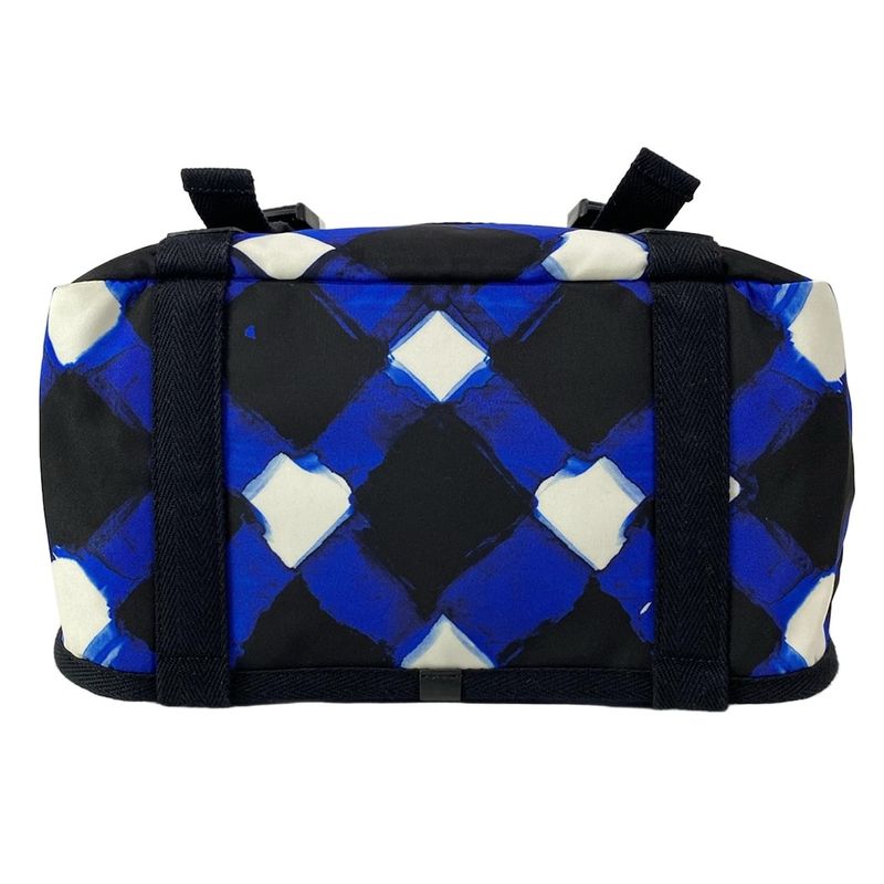 Chanel Backpack Sac Airline Blue×black×white