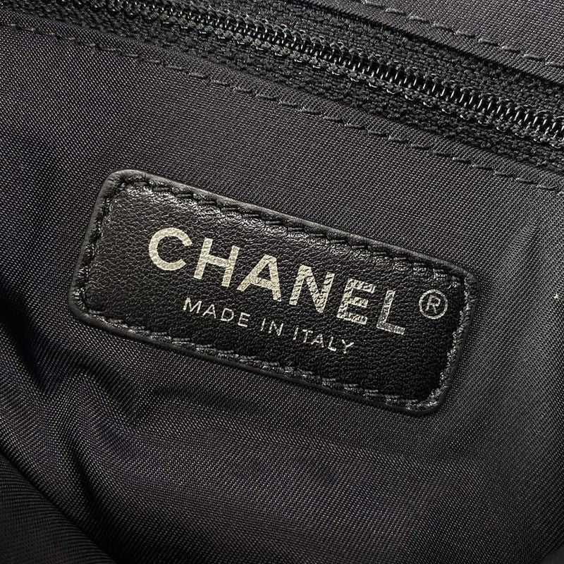 Chanel Backpack Sac Airline Blue×black×white