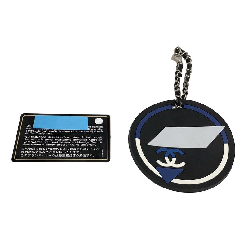 Chanel Backpack Sac Airline Blue×black×white