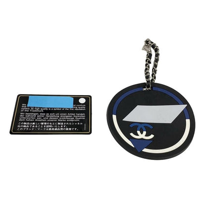 Chanel Backpack Sac Airline Blue×black×white