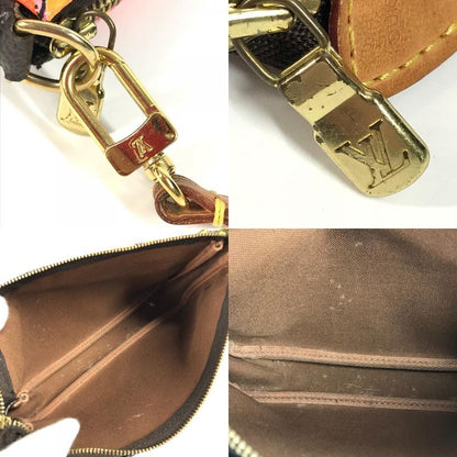 Louis Vuitton Pochette Accessoire M48615 Monogram Canvas Brown