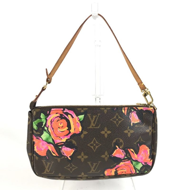 Louis Vuitton Pochette Accessoire M48615 Monogram Canvas Brown