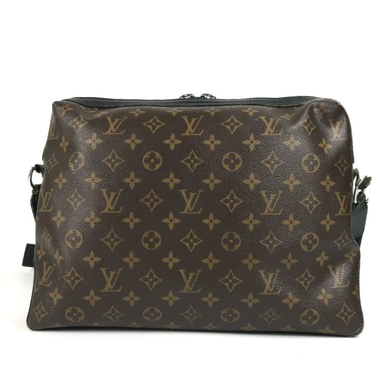 Louis Vuitton Shoulder Bag Torres M40387 Monogram Macassar Canvas Brown