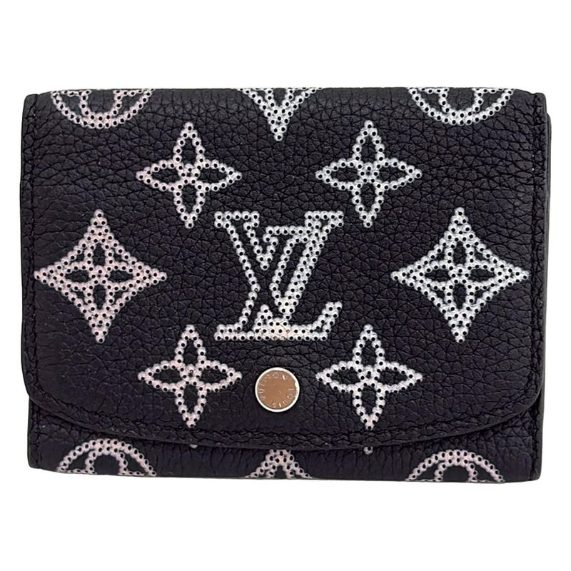 Louis Vuitton Business Card Case Mahina Enveloppe Carte De Visite M81660 Noir