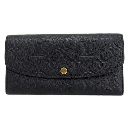 Louis Vuitton Monogram And Empreinte Portefeuille Emily Long Wallet M62369 Noir