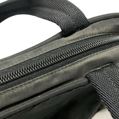 Prada Handbag - Black Mini Boston W/triangle Logo