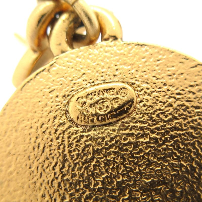 Chanel Earrings - Black And Gold Coco Mark / Star