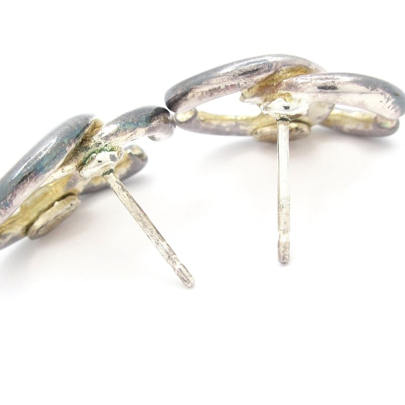 Chanel Earrings - Silver Coco Mark