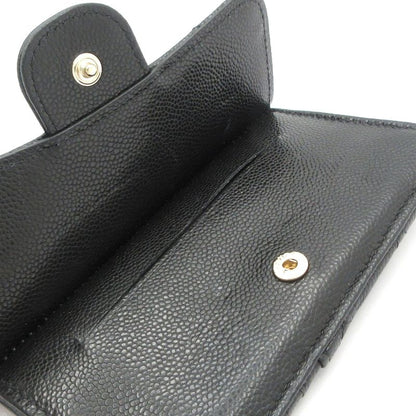 Chanel Coin Case Matelasse Black Gold Hardware / Coco Mark