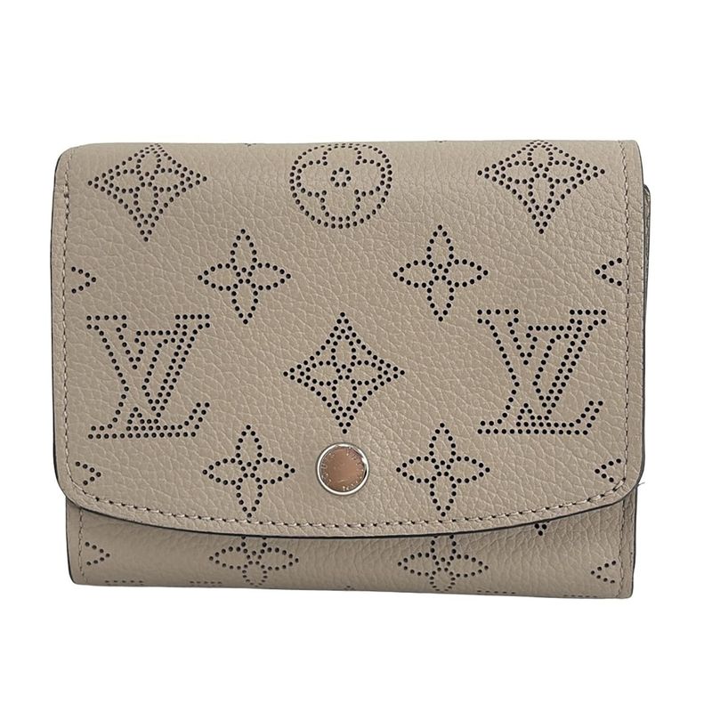Louis Vuitton Mahina Portefeuille Iris Compact M62542 Gallet Initials Engraved