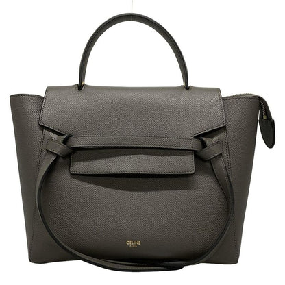 Celine Handbag Belt Bag Micro Dark Gray