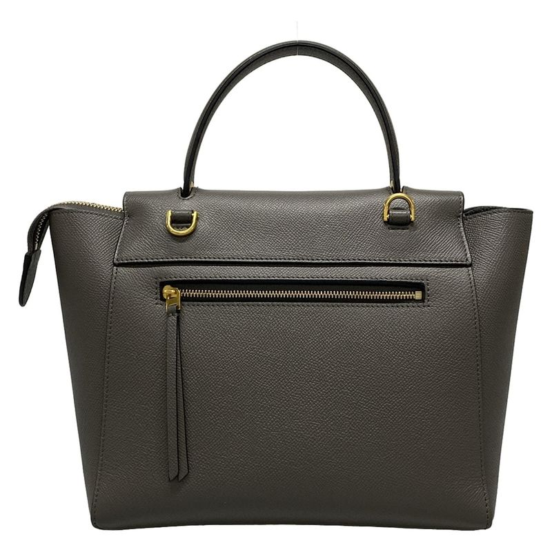 Celine Handbag Belt Bag Micro Dark Gray