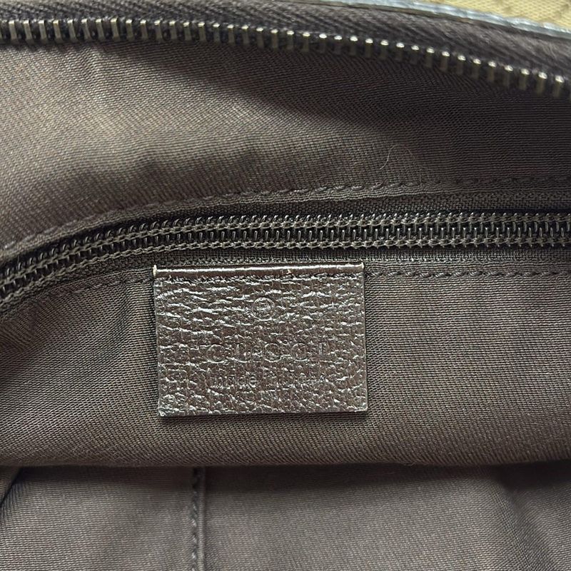 Gucci Shoulder Bag Sherry (web) 181092 Beige X Dark Brown X Multi Leather