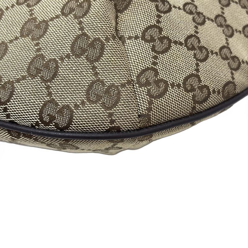 Gucci Shoulder Bag Sherry (web) 181092 Beige X Dark Brown X Multi Leather