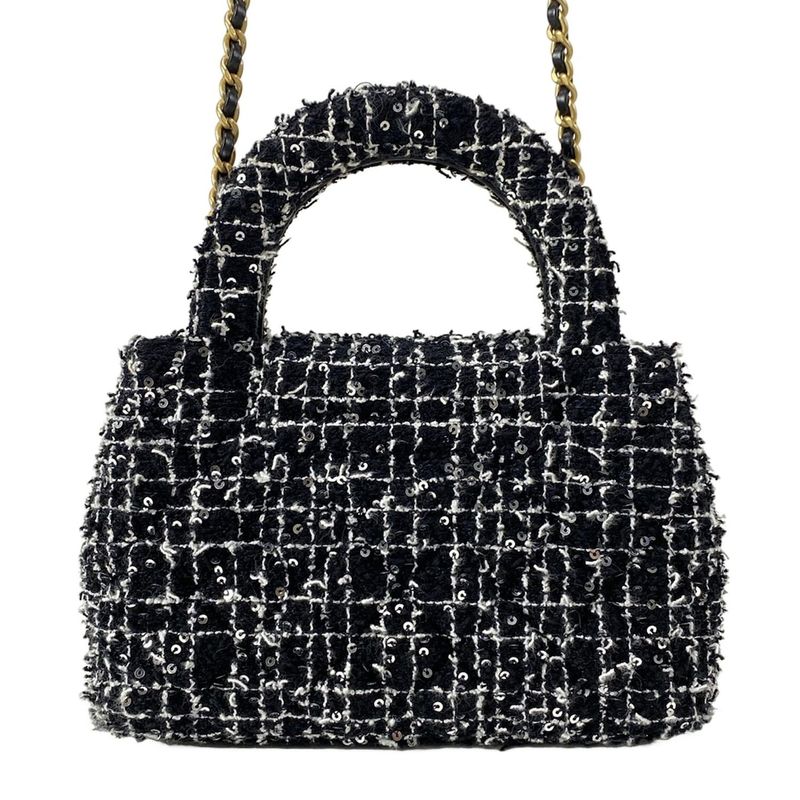 Chanel Shoulder Bag Mini Shopping Bag As4416/b16142/nu928 Black×white